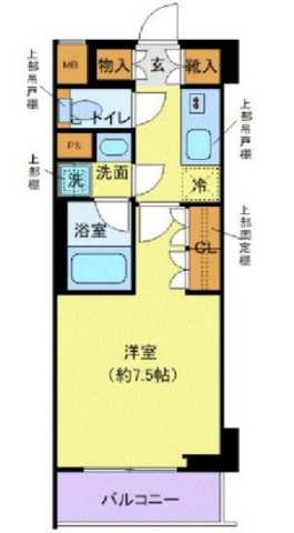 ＪＲ総武線 亀戸駅 徒歩11分 10階建 築7年の間取り写真