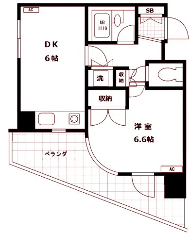 SIマンション保土ケ谷の間取り写真