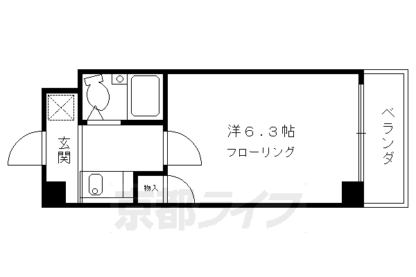 ジュネス東山の間取り写真
