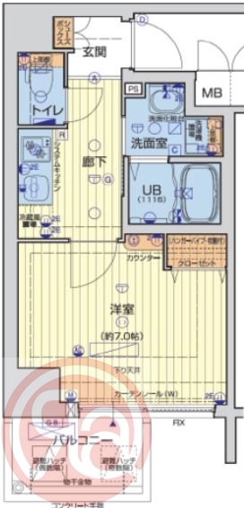阪神電鉄阪神なんば線 桜川駅 徒歩6分 8階建 築8年の間取り写真