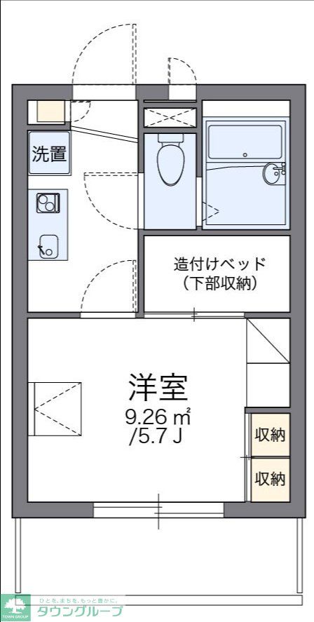 レオパレスグラッドIIの間取り写真