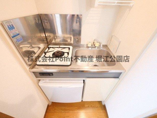 地下鉄長堀鶴見緑地線 西長堀駅 徒歩3分 12階建 築29年のキッチン写真