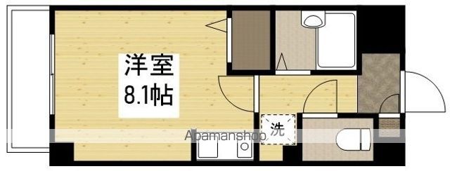 岡山電軌東山本線 中納言駅 徒歩1分 8階建 築32年の間取り写真