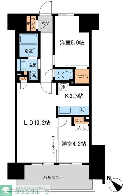 BLESS宮崎台の間取り写真