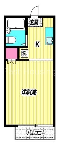 東京メトロ丸ノ内線 東高円寺駅 徒歩3分 2階建 築33年の間取り写真
