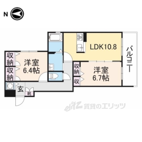 crossroadsの間取り写真