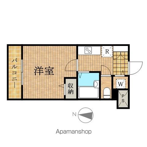西武池袋線 中村橋駅 徒歩6分 4階建 築19年の間取り写真
