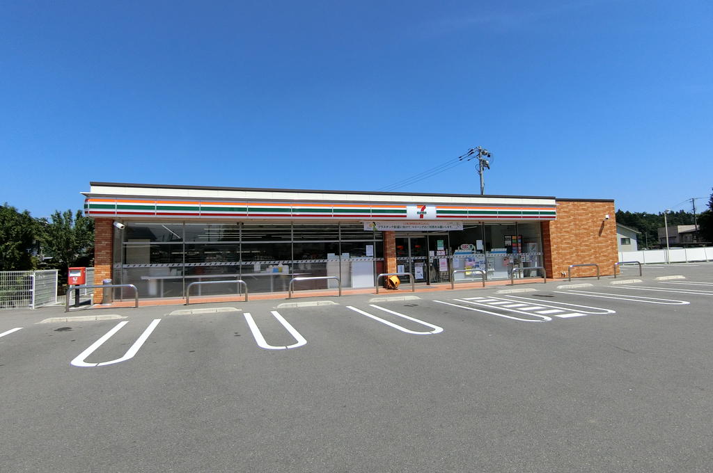 コンビニ　セブンイレブン二本松上竹店（コンビニ）まで443m