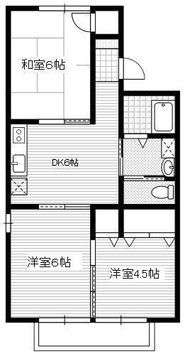 パークハイツエルＣの間取り