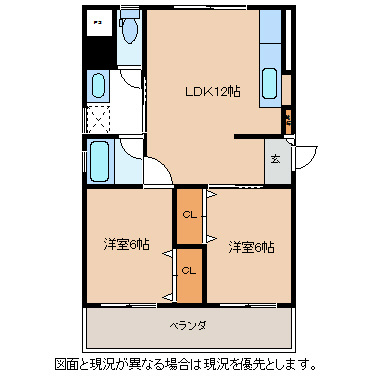 レスコタケイの間取り