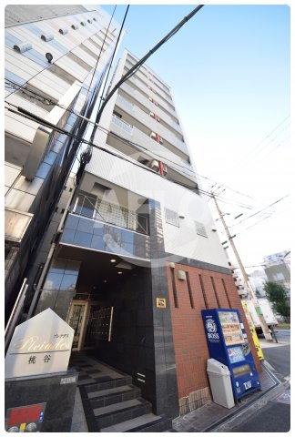 大阪市天王寺区堂ケ芝のマンションの建物外観