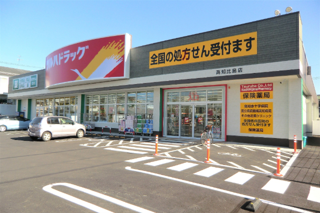 ドラックストア　ツルハドラッグ高知比島店（ドラッグストア）まで593m