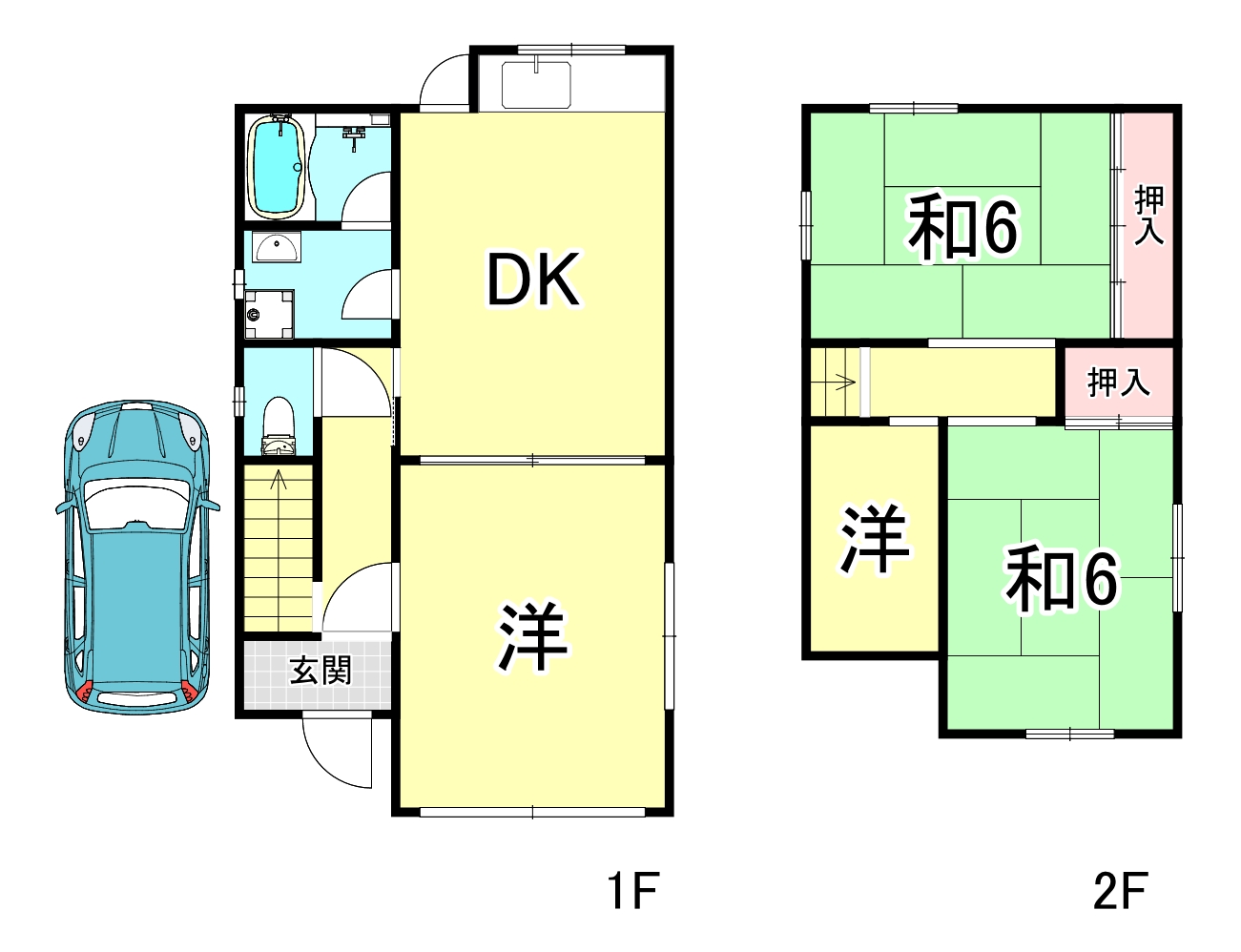兵庫県神戸市垂水区西舞子７（一戸建）の賃貸物件の間取り