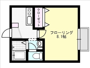 東武野田線 運河駅 2階建 築20年　蓮見育英センターH棟の間取り