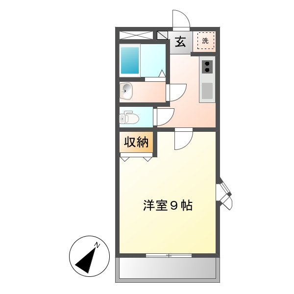 エポックハシマIの間取り