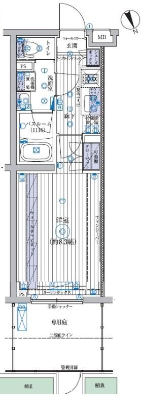 ブライズ高井戸DUEの間取り