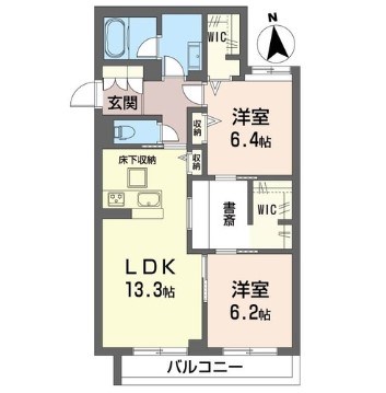 クオレールの間取り