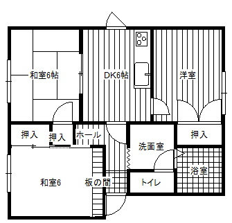 メゾンティアラIIの間取り