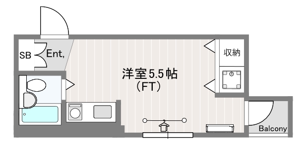 サンローズ高津の間取り