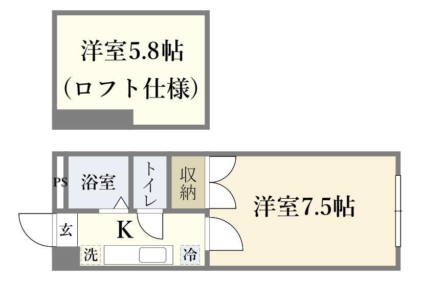 一刻館の間取り