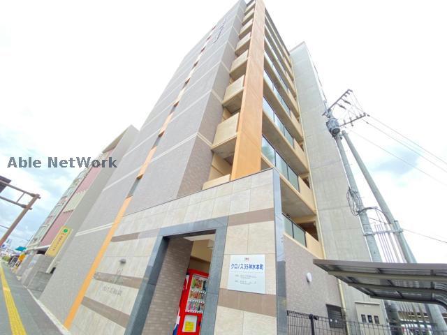 熊本市東区神水本町のマンションの建物外観