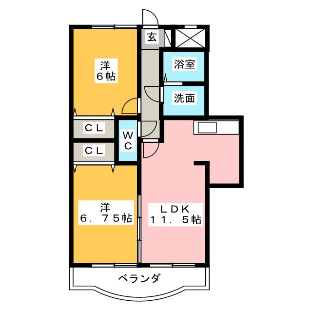 サウスリバーIIの間取り