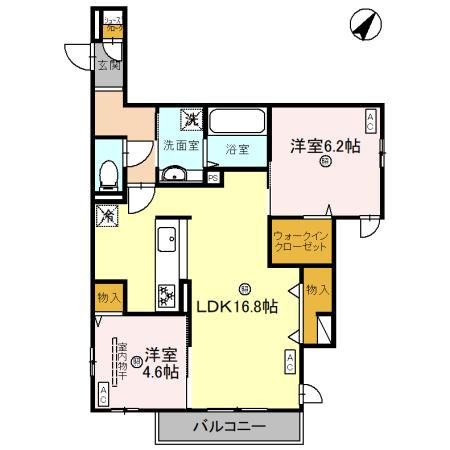 仮称)D-room東御旅町PJの間取り