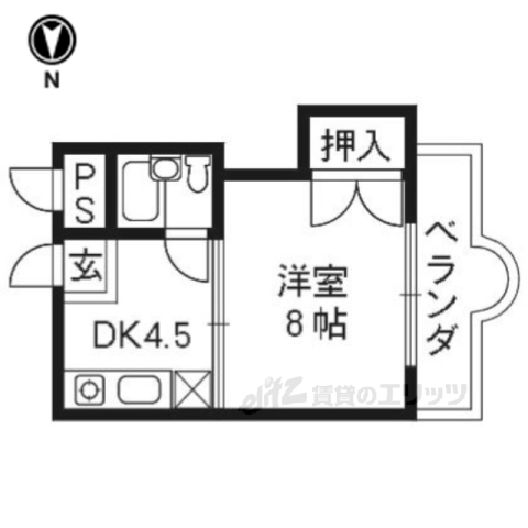 【パティオ篠の間取り】