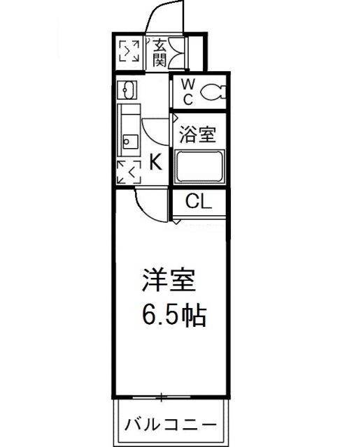 プレサンス名古屋STATIONアブソリュートの間取り