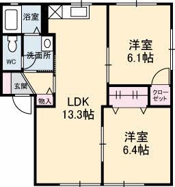 ハイマード　Ｂ棟の間取り