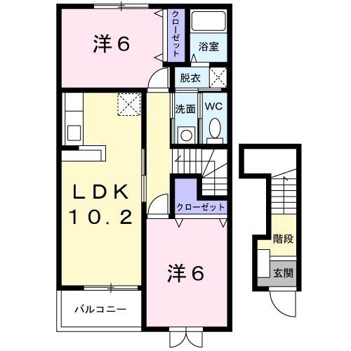 【マックス　ビューティー　Ｂの間取り】