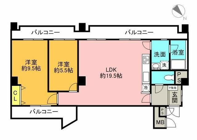 オリエントニュー赤坂の間取り