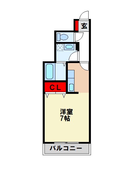 ペイサージュ桜IIの間取り