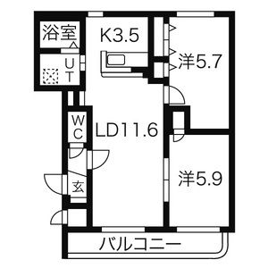 大光11番館の間取り