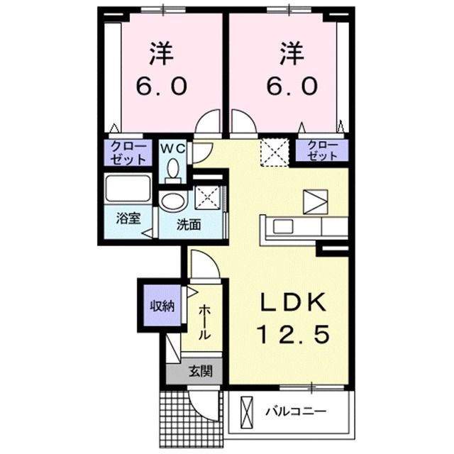 フレージュ　パラッツォ　Ｃの間取り