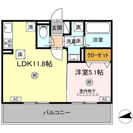 ハレレア　フミの間取り