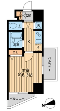 HF早稲田レジデンスIIの間取り