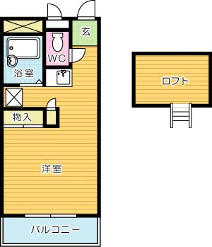 ユー片野の間取り