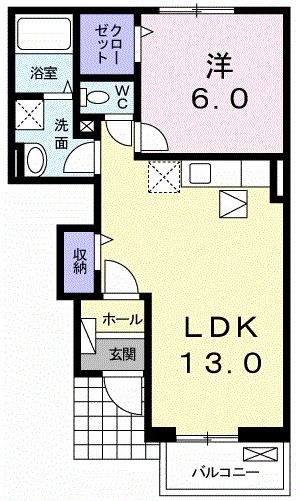 カーム・セイ　IIIの間取り