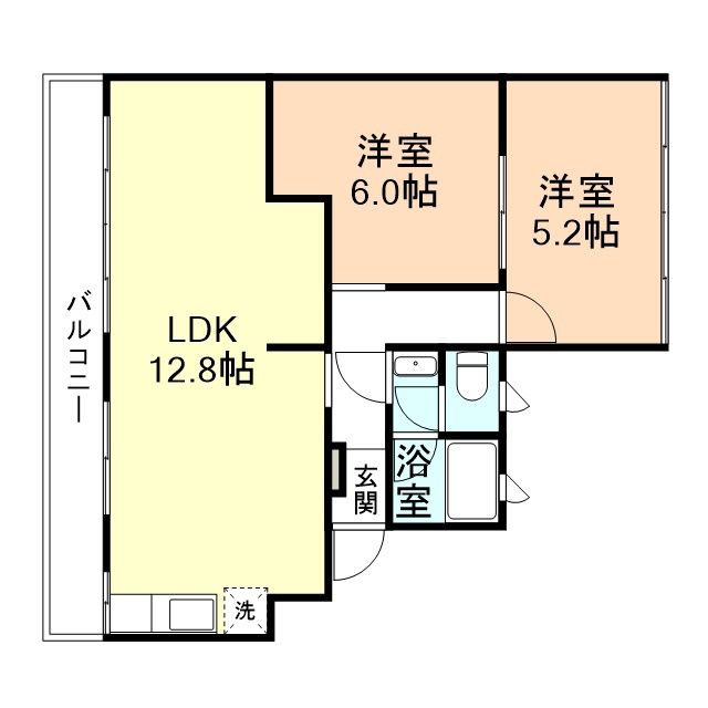 Ｈｅｒｉｔｅｇｅ木津の間取り