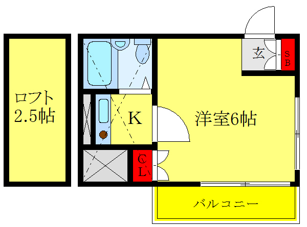 ラフィーネヤマミツの間取り