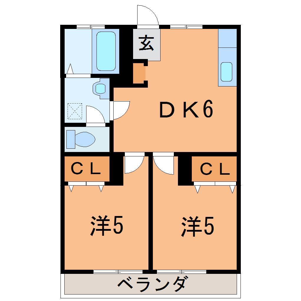 コーポカトウの間取り