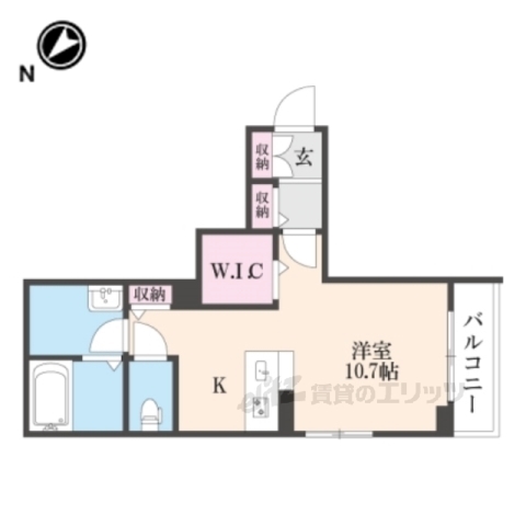 彦根市船町のアパートの間取り