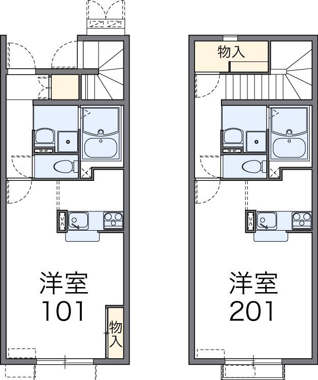 レオネクストフェリーチェ２号館の間取り