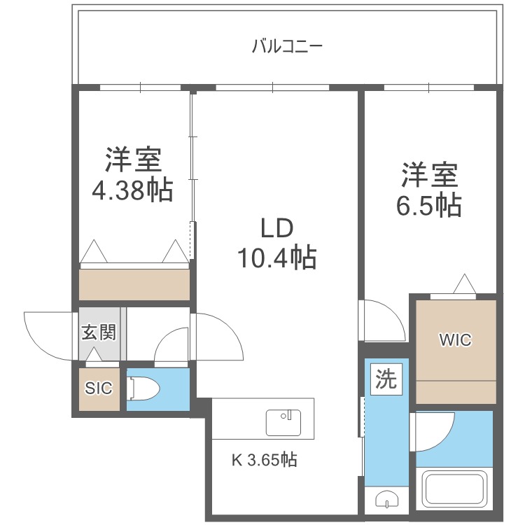 Ｓ－ＲＥＳＩＤＥＮＣＥ二十四軒ａｖｅｌｉｓの間取り