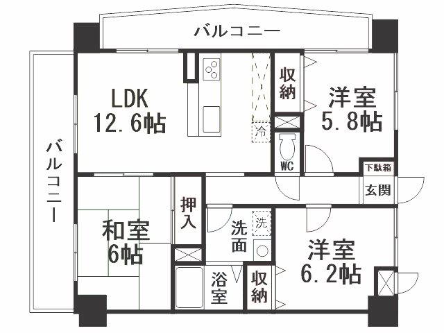 第壱上野マンションの間取り