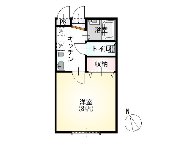 ラフィネ千秋城下町の間取り