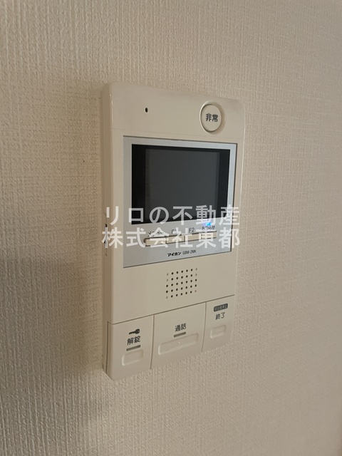 セキュリティ　訪問者が一目で分かるＴＶモニタ付インターホンです！