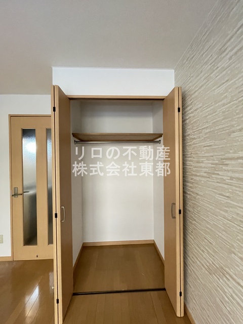 収納　奥行のある収納付です！増えがちな荷物をもスッキリ収納できます