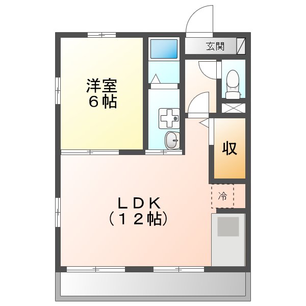 セジュールKAKUDA　★の間取り